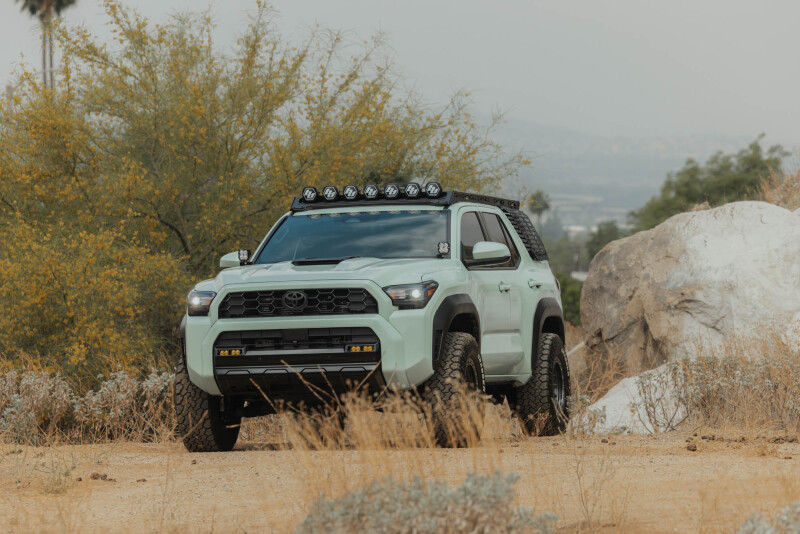 Toyota 4Runner Exterior Window Molle - Driver Side - DV8 Offroad - For DV8 Roof Rack - Black Powder Coated - `25-`26